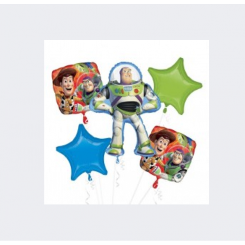 BALLOON TOY STORY BOUQUET 5PC BALLOON TOY STORY BOUQUET 5PC